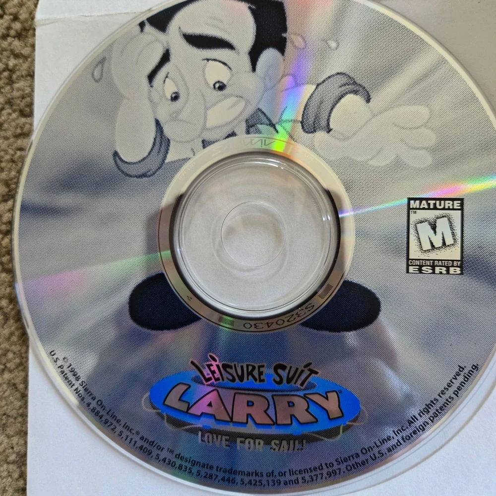 Leisure Suit Larry Love for Sail  CD-ROM 1996 Sierra On-Line Vintage Game Disc